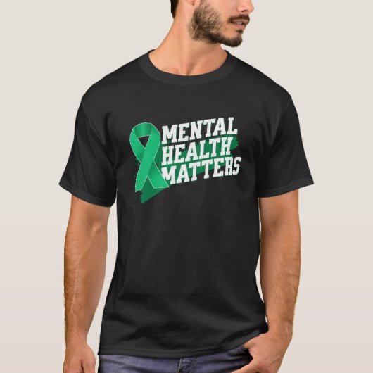 T-shirt Mental Health Matters Emotional Well Being Awarene (Devant)
