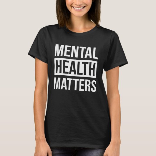 T-shirt Mental Health Matters End The Stigma Illness Awar (Devant)