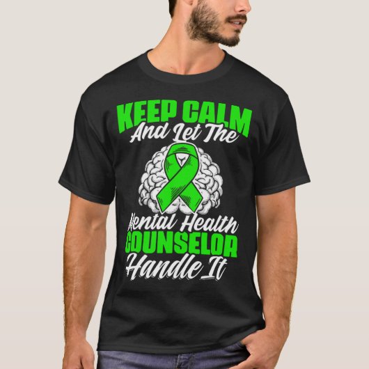 T-shirt Mental Illness Support Mental Health (Devant)