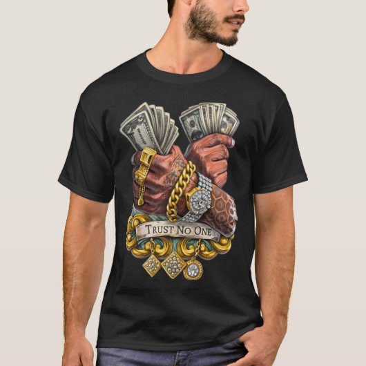 T-shirt Mentalité Argent (Devant)
