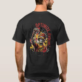 T-Shirt Mentalité de Codeur – Optimiser Évoluer Ca (Dos)