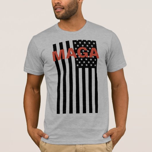 T-shirt Mentalité de MAGA - rendez l'Amérique grande (Devant)