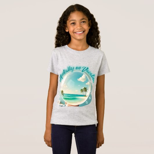 T-Shirt mentally on vacation design (Devant entier)