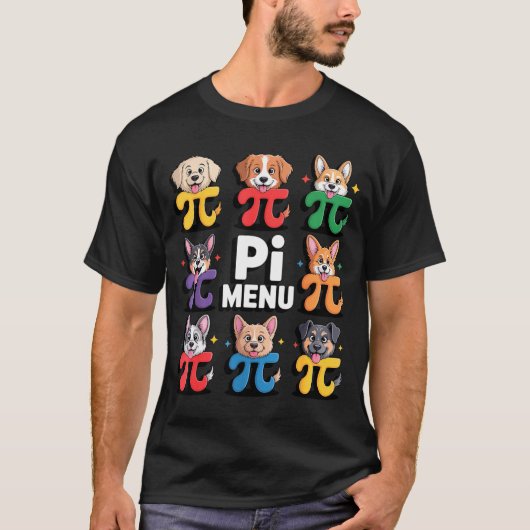 T-shirt Menu 314 Prof de maths Journée des profs de gâteau (Devant)