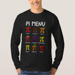 T-shirt Menu Pi Jour de Pi Enseignants de Mathématiques 3.