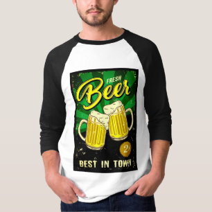 T-SHIRT ・ MENU ・ VINTAGE ・ BIÈRE FRAÎCHE ・ T-SHI