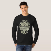 T-shirt Menuisier en bois (Devant entier)