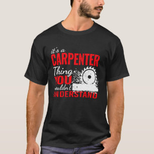 T-shirt menuisiers menuisiers pour hommes Carpenter vintag