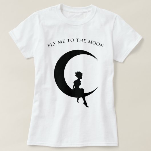 T-shirt m'envoyer sur la lune (Design devant)