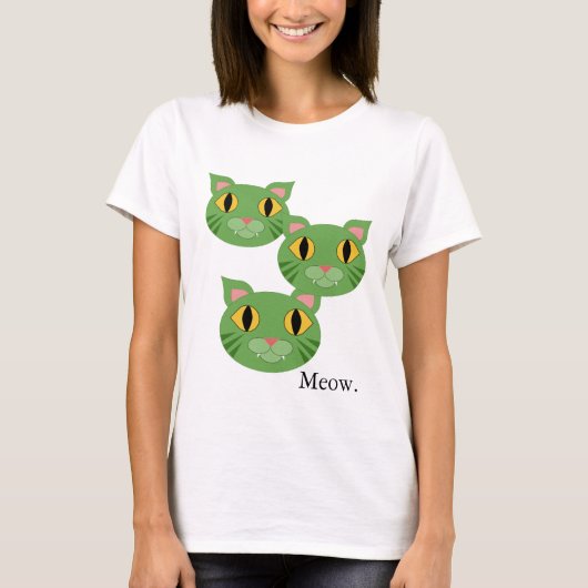 T-shirt Meow. (Devant)