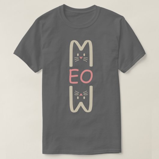 T-shirt Meow (Design devant)