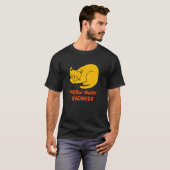 T-shirt Meow Away tristesse Chat Positivité Kitten Positif (Devant entier)