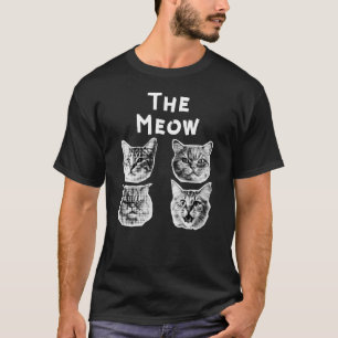 T-shirt Meow Cat Retro