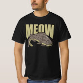 T-shirt Meow Catfish Drôle Pêche Poisson Lover Retro (Devant)