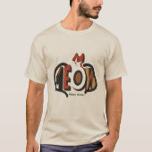 T-shirt MEOW Chat Toujours Curieux Typographie Rétro (Devant)