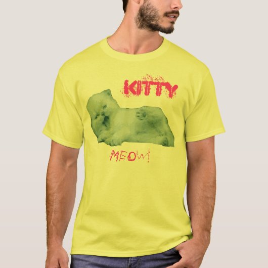 T-shirt Meow de Kitty ! (Devant)