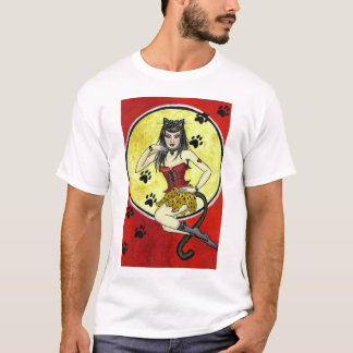 T-shirt Meow - fille de pin-up - CHEMISE