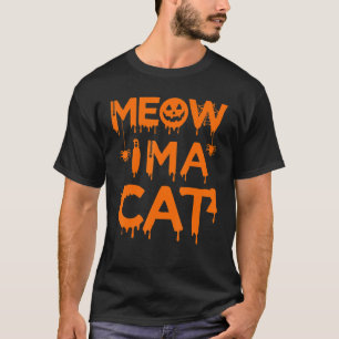 T-shirt Meow I'm A Cat Halloween Costume Meow Cat