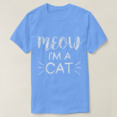 T-shirt MEOW Je suis un Amoureux des chats de chats amusan (Design devant)