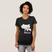 T-shirt Meow le chat (Devant entier)