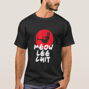 T-shirt Meow Lee Chit Ninja Karate Cat Meowy Christmas