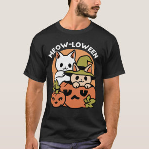 T-shirt Meow-Loween - Festive Halloween Conception de chat