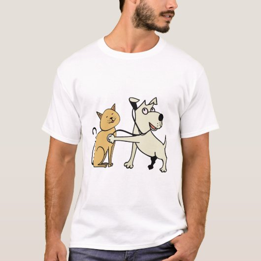 T-shirt Méow medical Checkup || Humour animal mou (Devant)