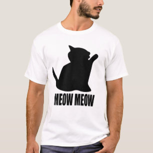 T-shirt Meow Meow pour homme