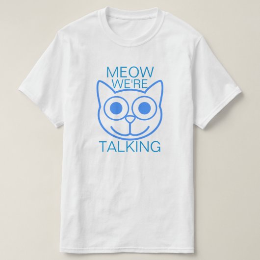 T-shirt Meow que nous parlons (Design devant)