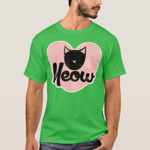 T-shirt Meow retro cat