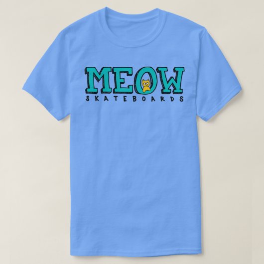 T-shirt Meow Skateboards (Design devant)
