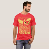 T-shirt Meow vintage vintage retro (Devant entier)