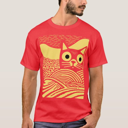 T-shirt Meow vintage vintage retro (Devant)