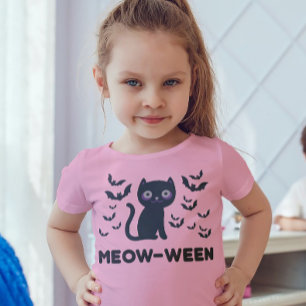 T-Shirt Meow-ween Delight : Chat noir et Chats Halloween