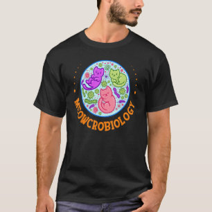 T-shirt Méowcrobiologie Chat Microbiologie Science Biologi