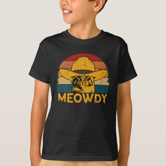 T-shirt Meowdy Cat (Devant)