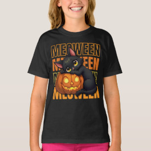 T-shirt MEOWEEN - Halloween Amoureux de les chats