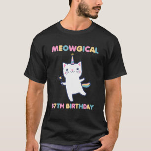 T-shirt Meowgical 87e Anniversaire Kitty 87 Ans Chat