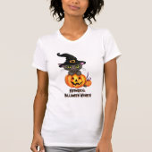 T-shirt Meowgical Halloween Voeux Chat sorcier Casquette C (Devant)