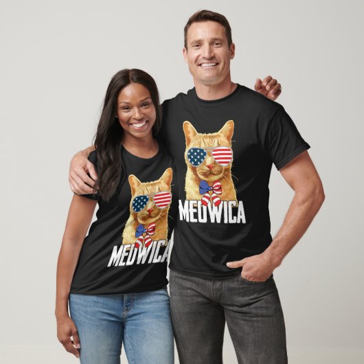 T-shirt Meowica Chat Day Chat Love Kitten Maison Chat Chat (Unisexe)
