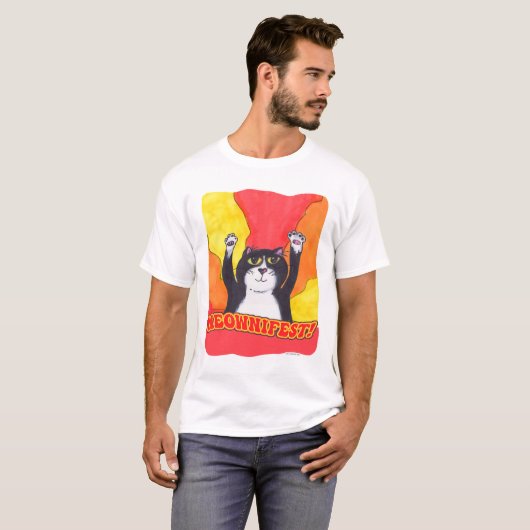 T-shirt Meownifing Epic Chat Louer Conception (Devant entier)