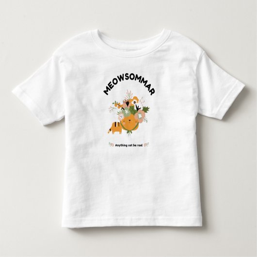 T-shirt Meowsommar Toddler Fine Jersey (Devant)