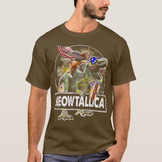 T-shirt Meowtallicas Arts Classiques Les Paroles De Musiqu