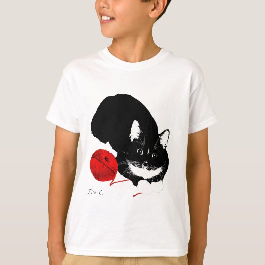 T-shirt Meowu Kids Tuxedo Tee (Devant)