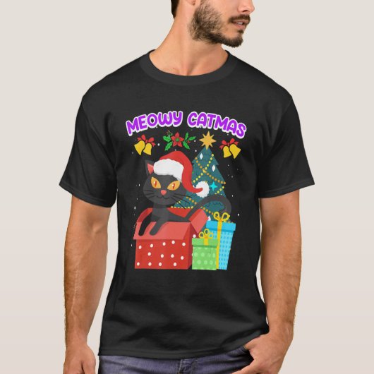 T-shirt Meowy Catmas (Devant)