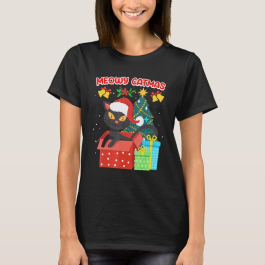 T-shirt Meowy Catmas (Devant)