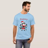 T-shirt Meowy Christmas (Devant entier)