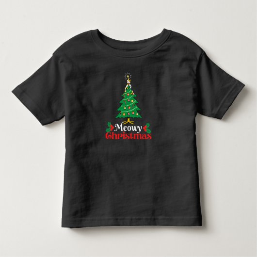 T-Shirt Meowy Noël (Devant)