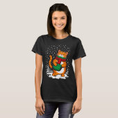 T-shirt Meowy Xmas Cats Christmas Snow Kitten Funny For Ca (Devant entier)