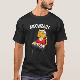 T-shirt Meowzart Classique Chat Musicale Chatons Mozart Cl